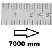 HORIZONTAL FLEXIBLE RULE CLASS II LEFT TO RIGHT 7000 MM SECTION 30x1 MM<BR>REF : RGH96-G27M0E1M0